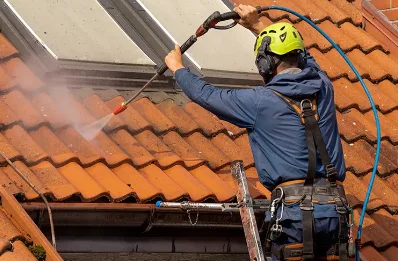 Démoussage et hydrofuge de toiture à Caves